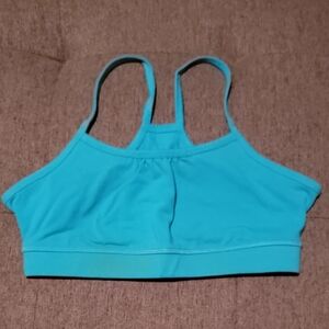 Victorias Secret Bralette Yoga Top Sports Bra Caribbean Blue Sz.S